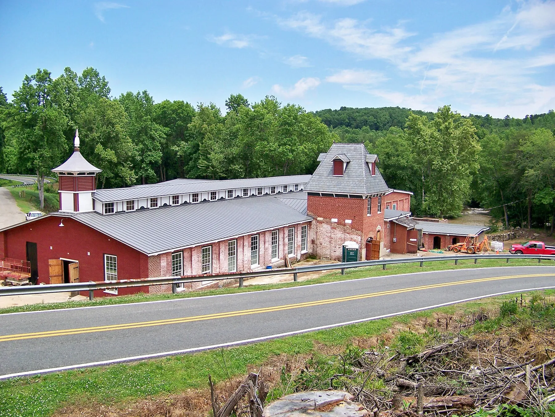 The Laboratory Cotton Mill, built around 1887, near Lincolnton